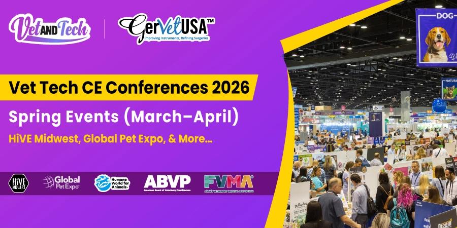 Veterinary CE Conferences 2026: Upcoming Vet Tech Events in March–April